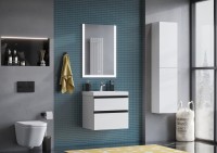 Тумба с раковиной Roca Domi 60 белый глянец Тумба с раковиной Roca Domi 60 белый глянец