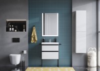 Тумба с раковиной Roca Domi 60 белый глянец Тумба с раковиной Roca Domi 60 белый глянец