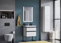 Тумба с раковиной Roca Domi 60 белый глянец Тумба с раковиной Roca Domi 60 белый глянец