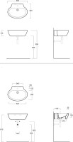 Накладная раковина Simas LFTSpazio LFTSpazio LFT24 60 см