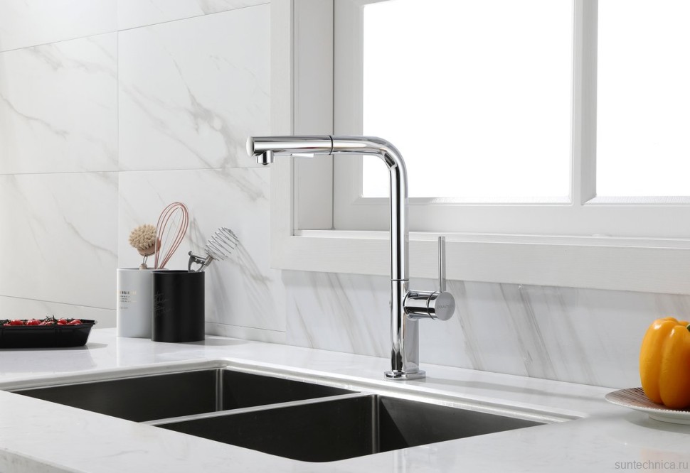 Смеситель для кухни Paulmark Neo Ne214419-CR, хром