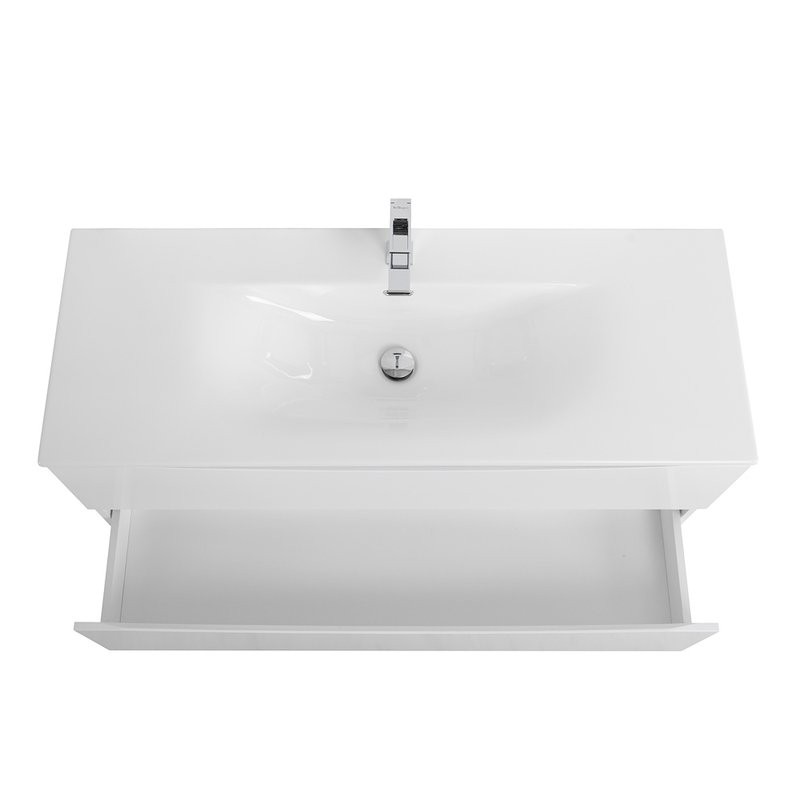 Мебель для ванной комнаты BelBagno Marino-cer-n 120 подвесна, bianco lucido