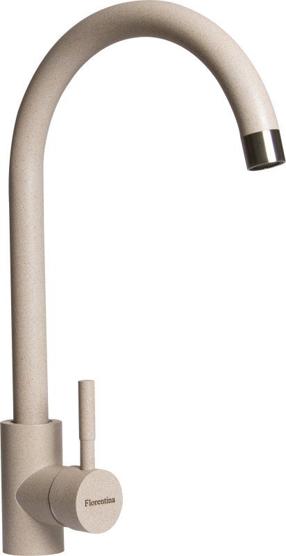 Смеситель для кухни Florentina Юна песочный