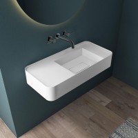 Смеситель для раковины Vincea Groove VBFW-4G1GM С ВНУТРЕННЕЙ ЧАСТЬЮ, вороненая сталь