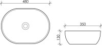 Накладная раковина Ceramicanova Element CN5010
