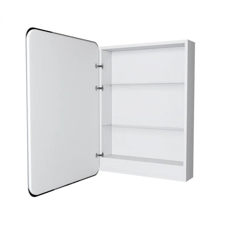 Зеркальный шкаф MIXLINE "ВИКТОРИЯ" 600*800 (ШВ) левый, сенсорный выкл, светодиодная подсветка