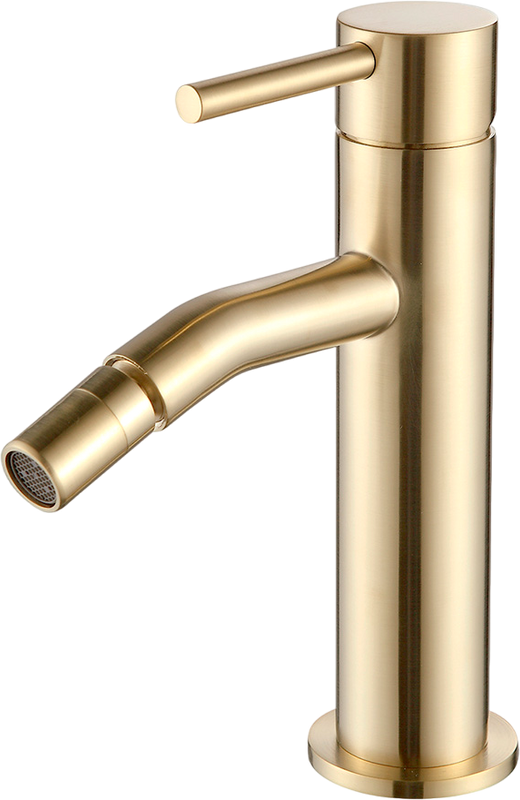 Смеситель для биде AQUAme Siena AQM6216BG шлифованное золото