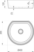 Накладная раковина Ravak Moon 1C