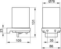 Дозатор для жидкого мыла Keuco Collection Moll 12752 настенный, медь