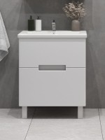 Тумба с раковиной SanStar Ориана 60 напольная, раковина Cersanit Como 60