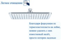 Верхний душ BOND Cube B03-9900 хром