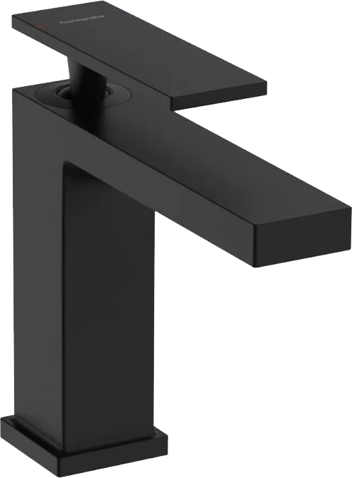 Смеситель для раковины Hansgrohe Tecturis E 110 73010670 матовый черный