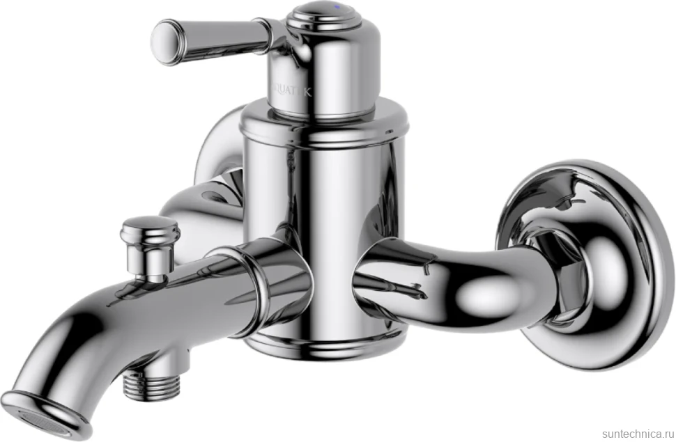 Смеситель для ванны с душем AQUATEK Классик AQ1540CR хром