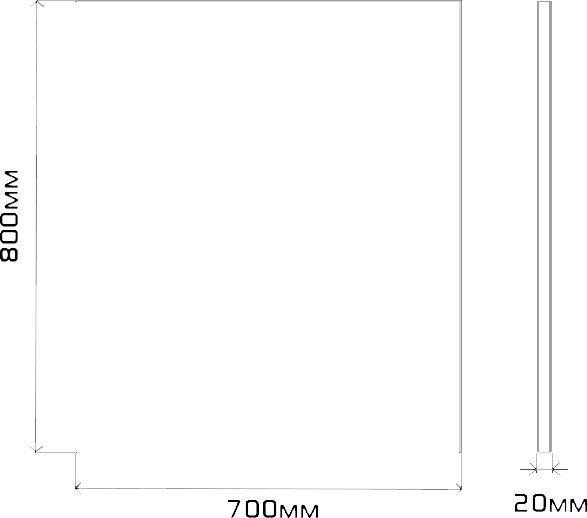 Зеркало Misty Марс 70