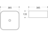 Накладная раковина Art&Max AM-78110 белая Накладная раковина Art&Max AM-78110 белая