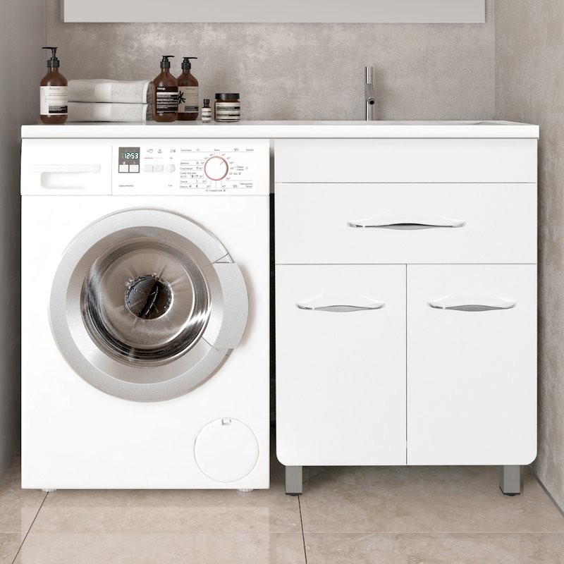 Тумба под раковину Style Line Валеро 60 Люкс Plus, белая