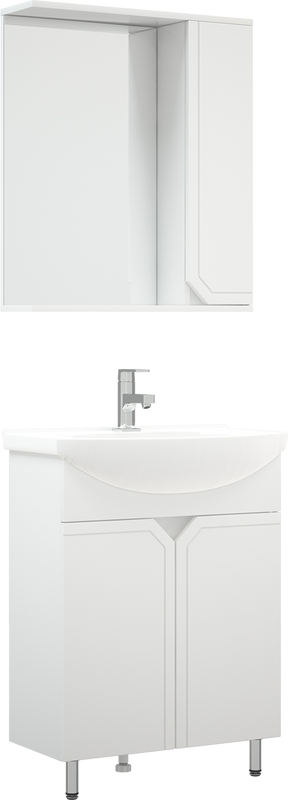 Мебель для ванной комнаты Corozo Сириус 65 белая