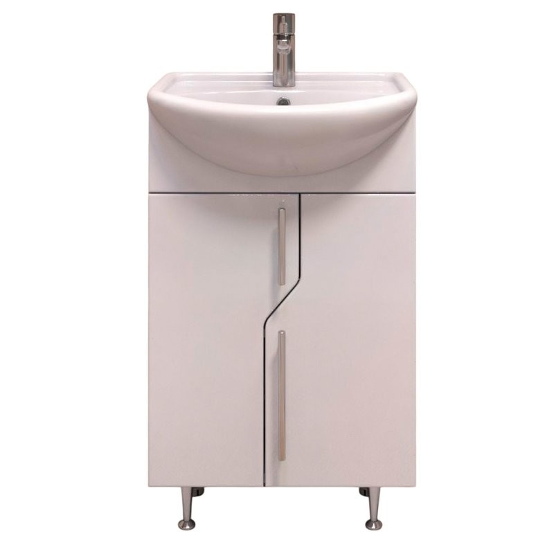 Тумба с раковиной Vigo 50 напольная, белая