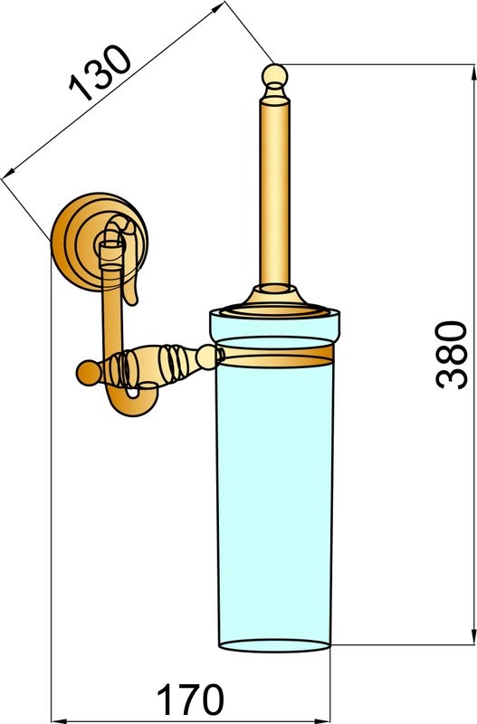 Набор Держатель Boheme Medici 10601 + Ершик 10614