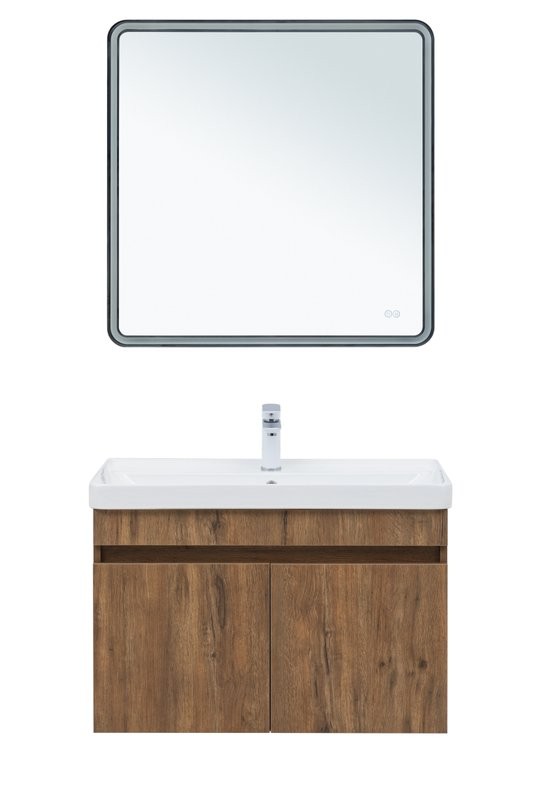 Мебель для ванной комнаты Aquanet Оптима 80 подвесная, дуб рустикальный