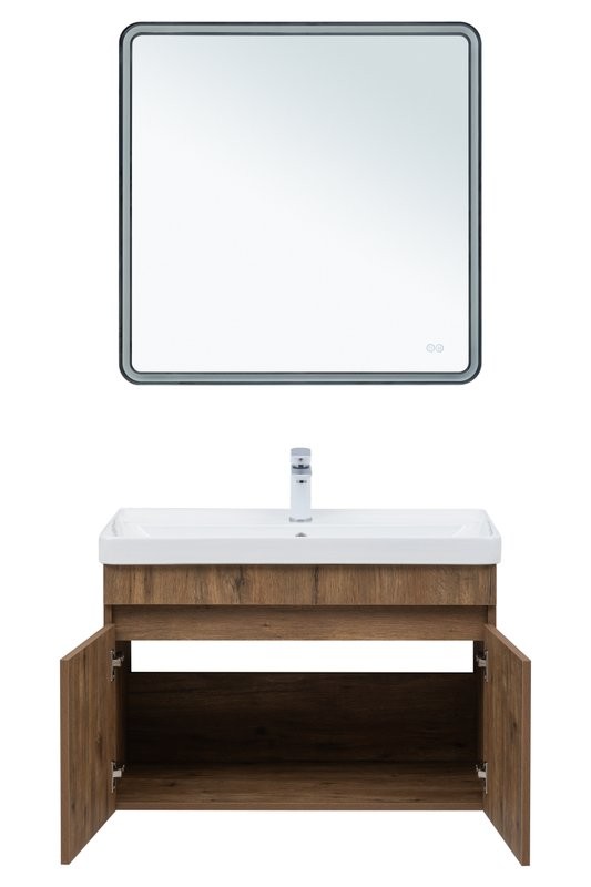 Мебель для ванной комнаты Aquanet Оптима 80 подвесная, дуб рустикальный