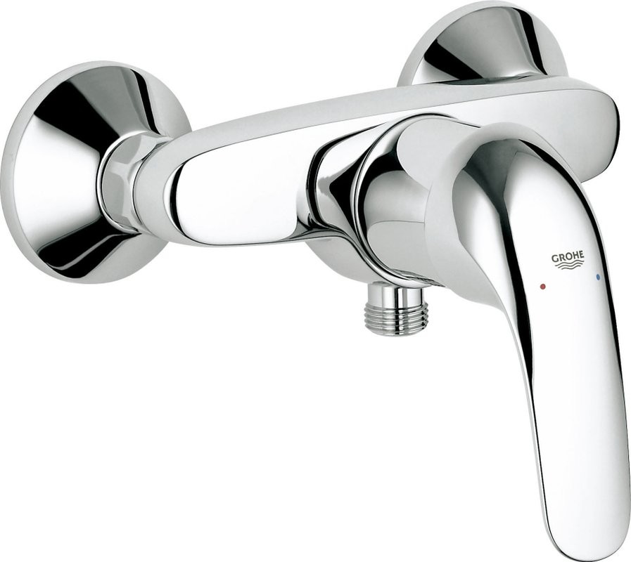 Душевой комплект Смеситель для душа Grohe Euroeco 32740000 + Стойка New Tempesta 27389002