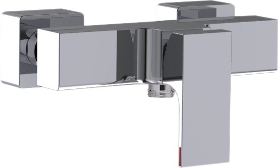 Душевой комплект Смеситель для душа Jacob Delafon Strayt E45371-CP + Стойка Eo E11716-CP