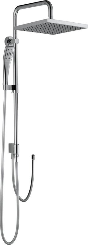 Душевой комплект Смеситель для душа Jacob Delafon Strayt E45371-CP + Стойка Eo E11716-CP