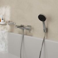 Смеситель для ванны с душем Hansgrohe Tecturis E 73420000 хром