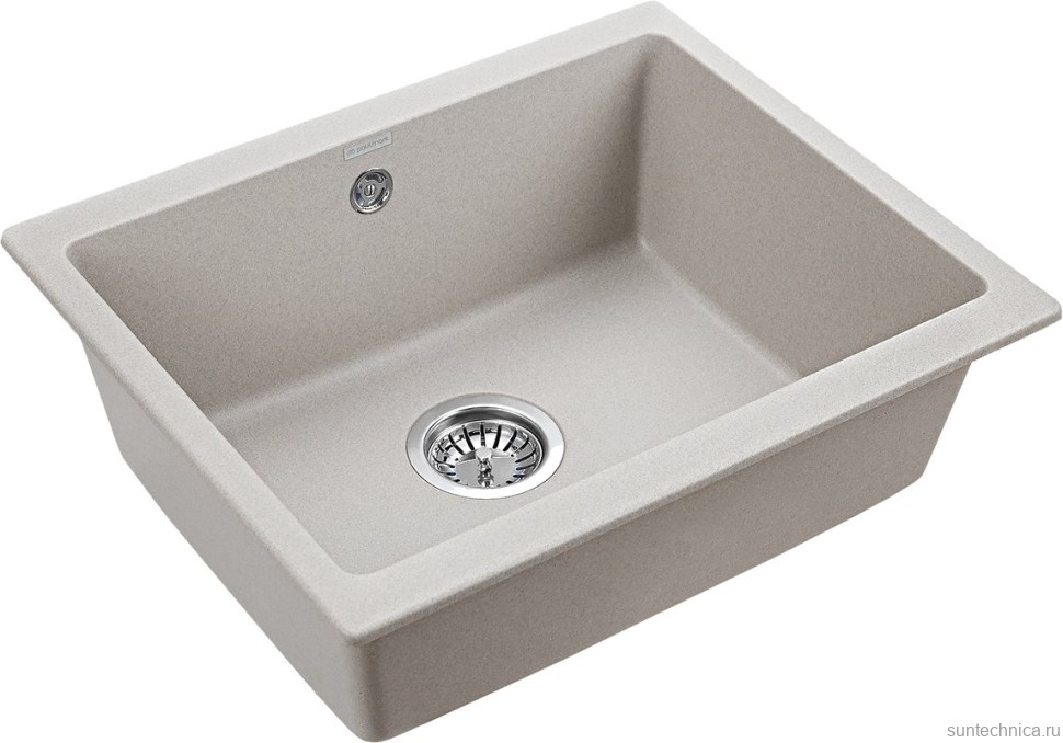 Комплект Мойка Paulmark Gera 60 PM205546-GR серый + Измельчитель Intenso