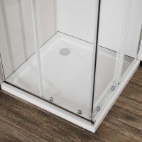 Душевой уголок Vincea City VSS-5CT900CL 90х90 см, профиль хром, стекло прозрачное