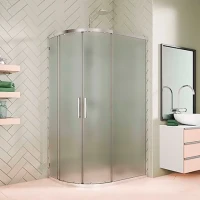 Душевой уголок Kubele DE018 RBG-MAT-CH 120х110 Душевой уголок Kubele DE018 RBG-MAT-CH 120х110