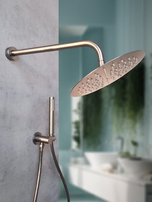 Душевой комплект AltroBagno Unione AltroBagnoUnione040108GM С ВНУТРЕННЕЙ ЧАСТЬЮ, оружейная сталь