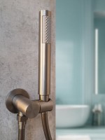 Душевой комплект AltroBagno Unione AltroBagnoUnione040108GM С ВНУТРЕННЕЙ ЧАСТЬЮ, оружейная сталь