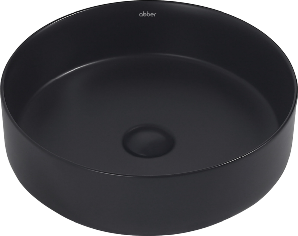 Накладная раковина Abber Bequem AC2109MB матовая черная