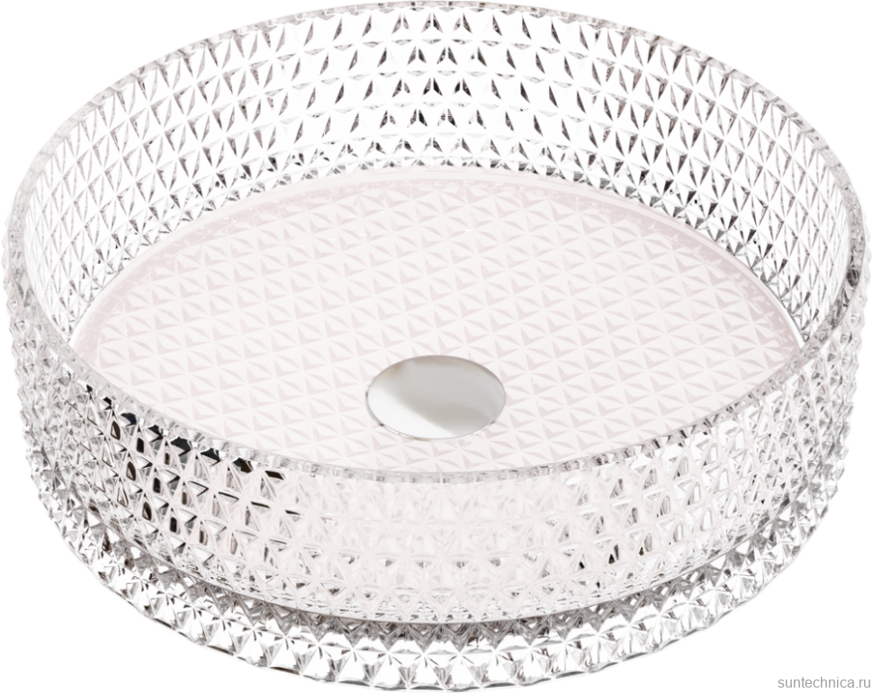 Накладная раковина Ceramicanova Cristal CN6062 прозрачная