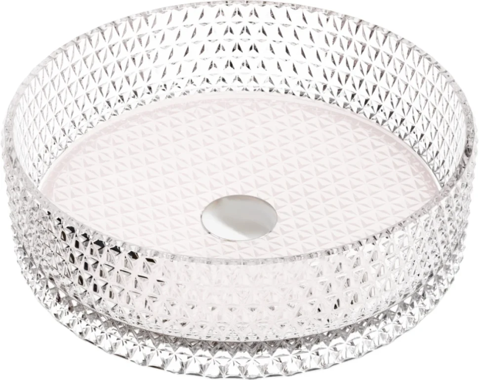 Накладная раковина Ceramicanova Cristal CN6062 прозрачная