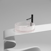 Накладная раковина Ceramicanova Cristal CN6062 прозрачная
