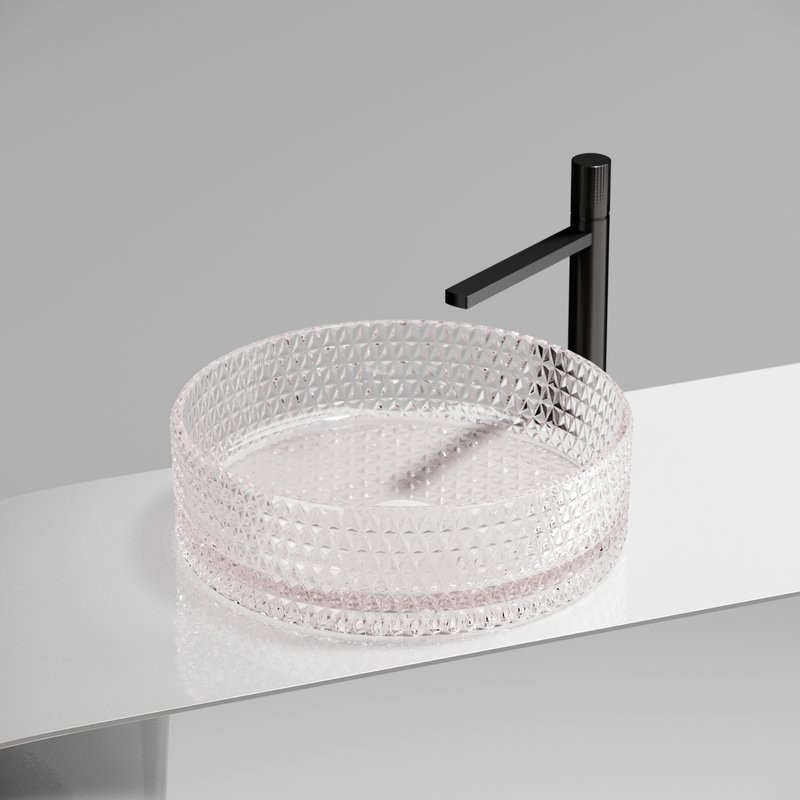 Накладная раковина Ceramicanova Cristal CN6062 прозрачная