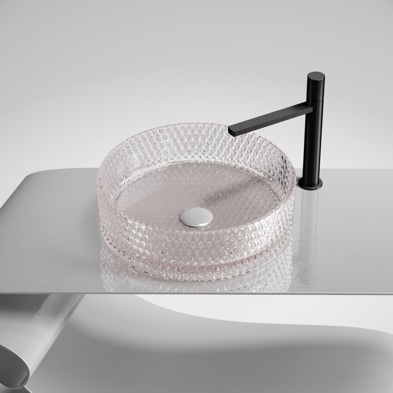Накладная раковина Ceramicanova Cristal CN6062 прозрачная