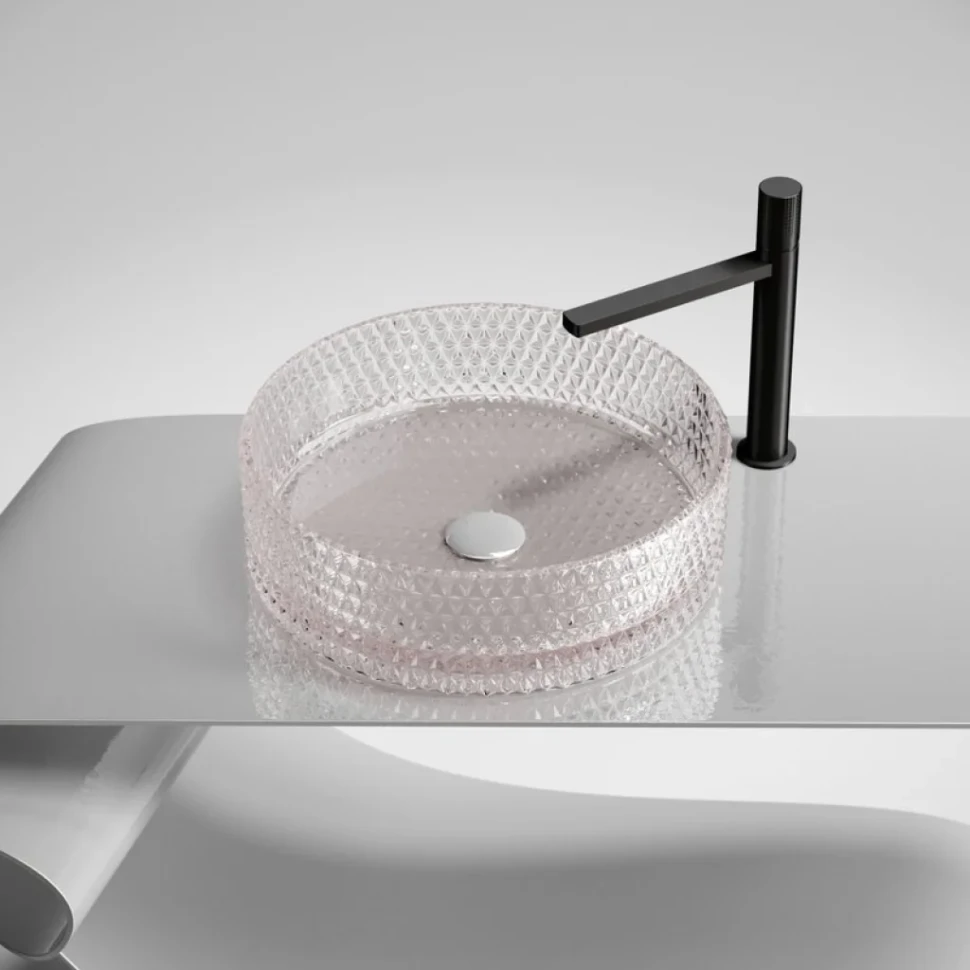 Накладная раковина Ceramicanova Cristal CN6062 прозрачная