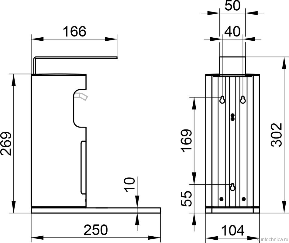 Диспенсер для мыла Keuco Plan Care 34954010100 хром