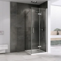 Душевой уголок Abber Zart AG08070P-S101 70х100, профиль хром, стекло прозрачное
