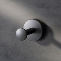 Крючок AM.PM Inspire 2.0 A50A35822 матовый черный, на шурупах Крючок AM.PM Inspire 2.0 A50A35822 матовый черный, на шурупах