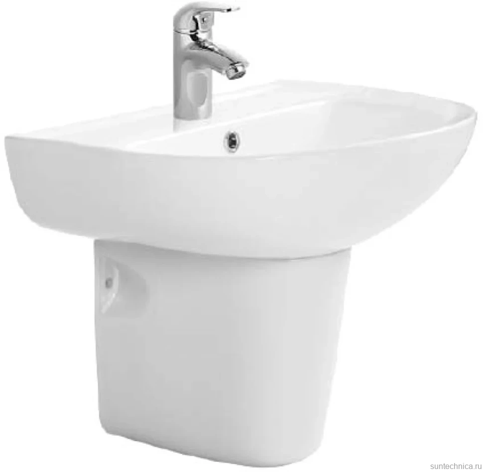 Раковина AQUATEK AQ5420-00 с полупьедесталом
