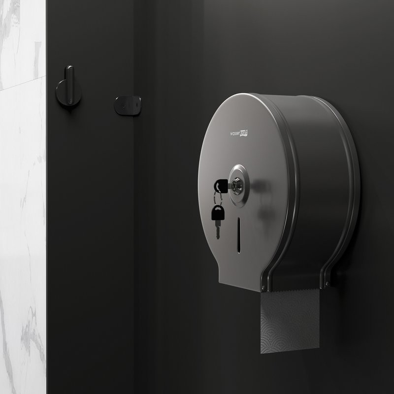 Диспенсер туалетной бумаги Wasserkraft 10025 никель