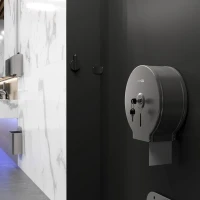 Диспенсер туалетной бумаги Wasserkraft 10025 никель Диспенсер туалетной бумаги Wasserkraft 10025 никель