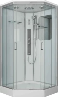 Душевая кабина Niagara Premium NG-6001-01GD 90х90х220, с низким поддоном