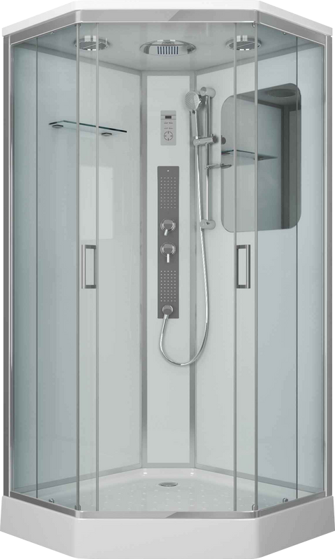 Душевая кабина Niagara Premium NG-6001-01GD 90х90х220, с низким поддоном