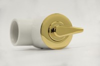 Акриловая ванна WHITECROSS Layla Slim ULTRA 180x80 см, встраиваемая, с гидромассажем, белый, с каркасом, со сливом-переливом, фурнитура золото